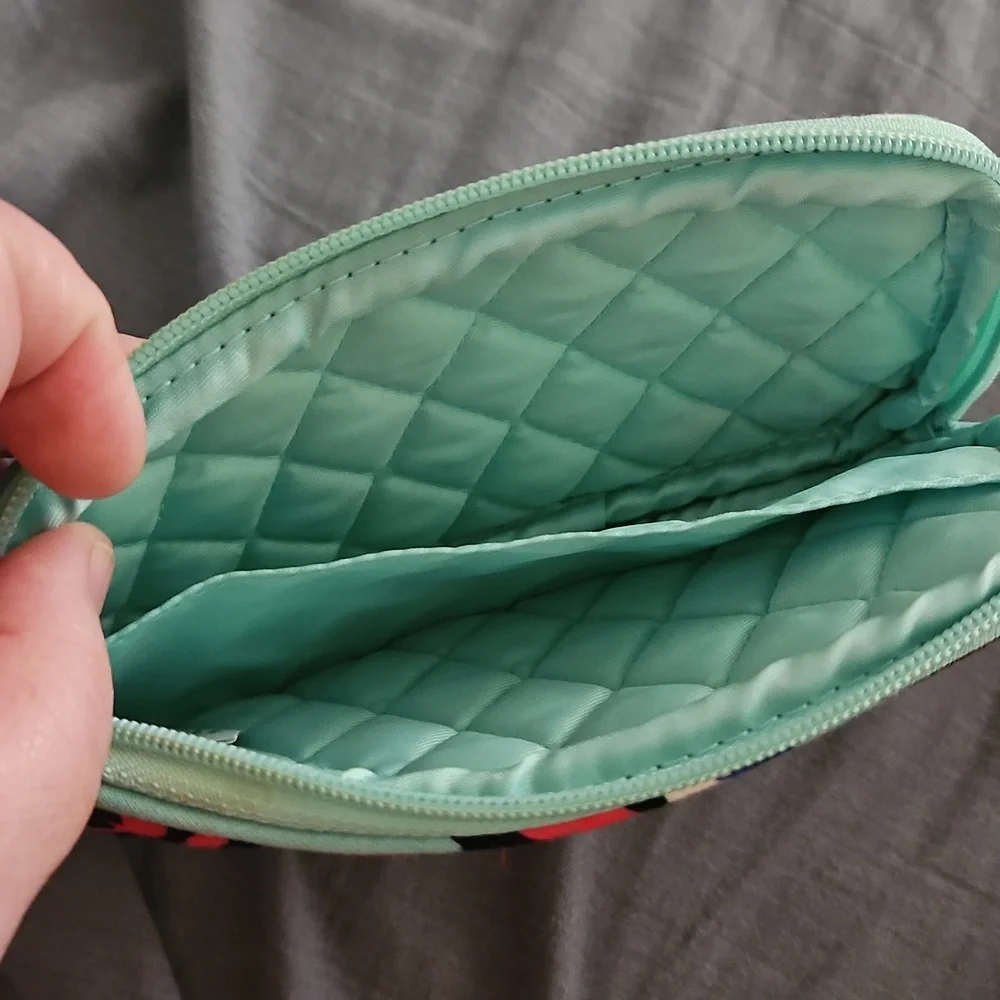 Vera‎ Bradley Colorful Quilted Women's Make Pouch